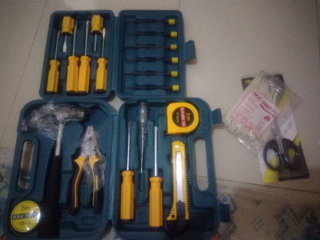Kenmaster Tm615  Toolkit Obeng Jam Arloji Plus Minus Set Koper Lengkap