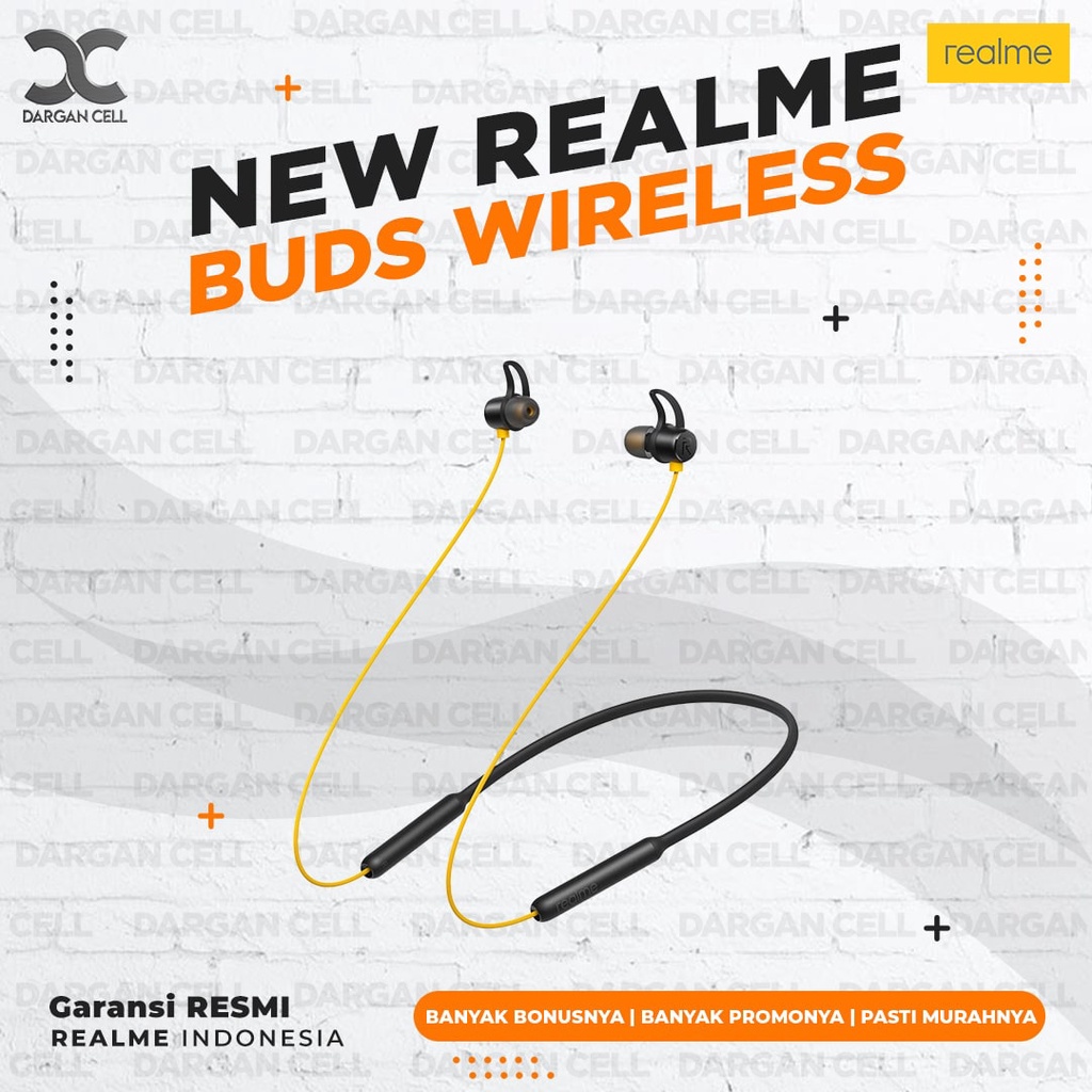 REALME BUDS WIRELESS GARANSI RESMI REALME 1 TAHUN