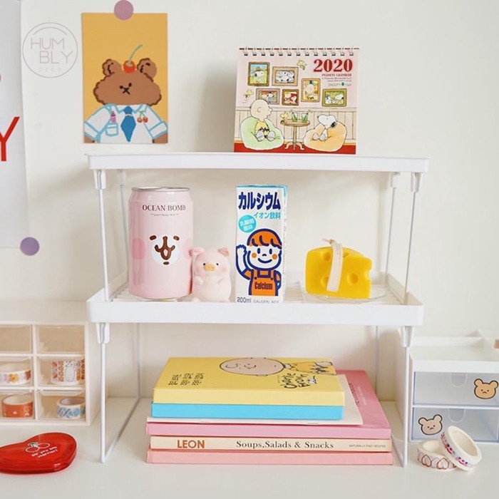 

Jualan Foldable Stationary Rack Desktop Organizer Trendi