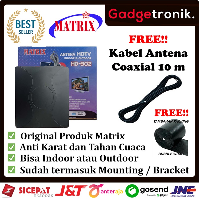 Antena Matrix HD-302 / Matrix Antena Digital HD-302 Indoor dan Outdoor