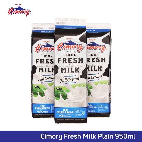 

Susu Cimory Fresh Milk Full Cream 950 ml 1pc