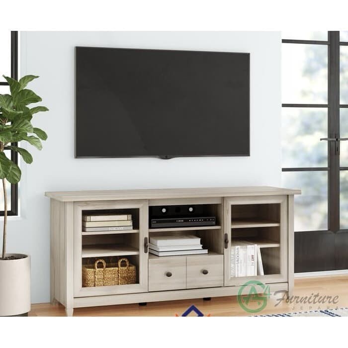 Rak TV Kayu Jati Minimalis / Meja TV Lamantia - Kayu Jati