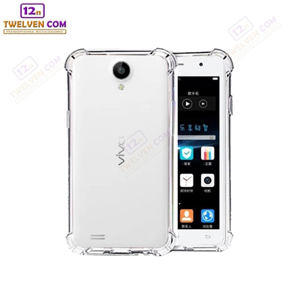 Case Anti Shock Anti Crack Softcase Casing Samsung Vivo Y21 / Y25 - Clear