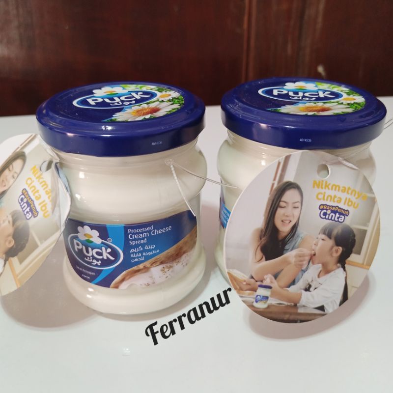 

Puck Cream Cheese spread Selai Keju puck Selai Arab 140g Exp. Mar 2026