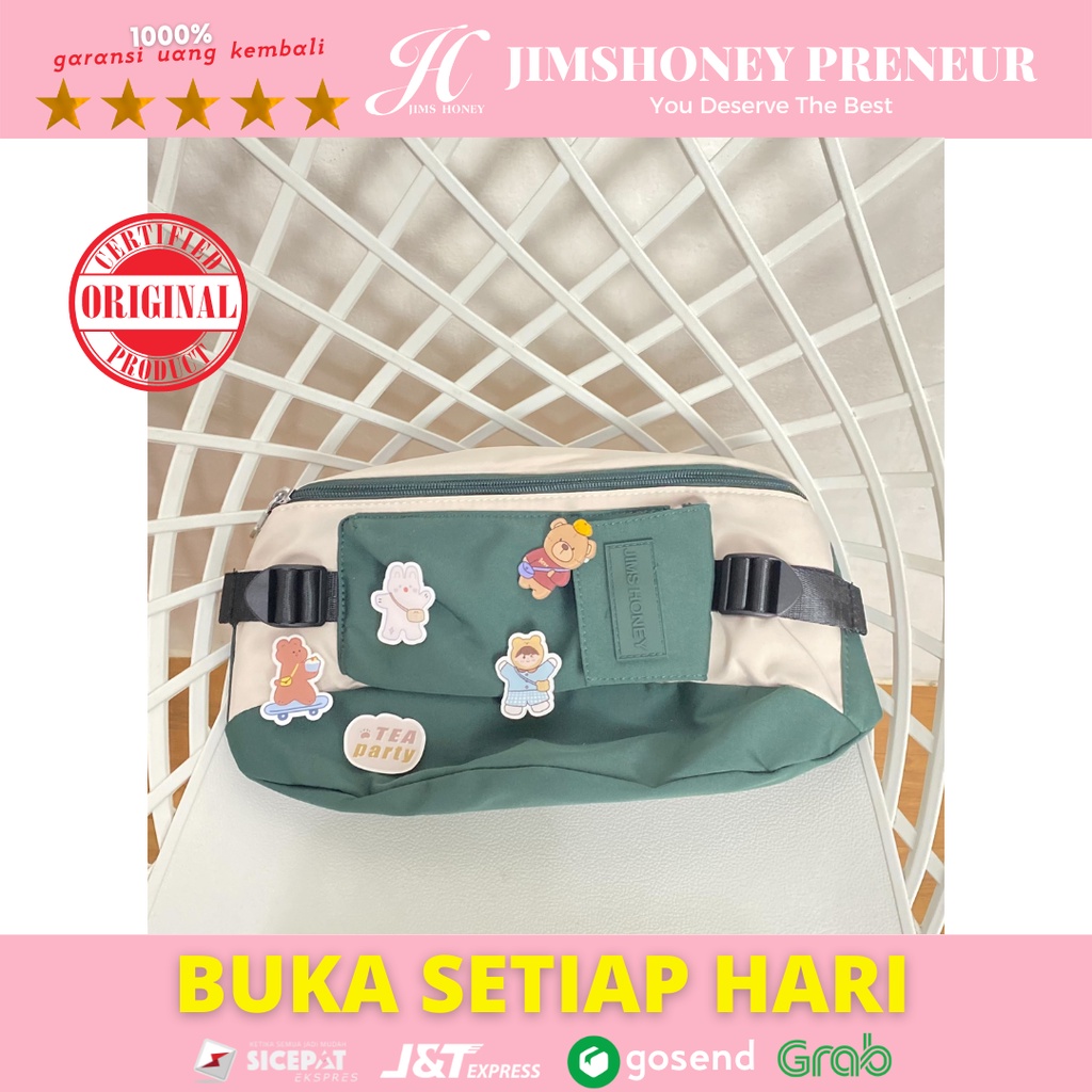 Tas Pinggang Wanita Jims Honey OLAF Waist Bag Lucu