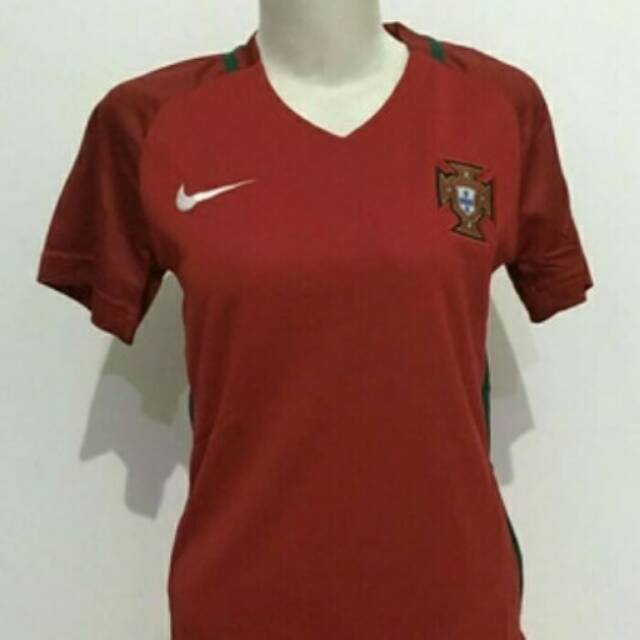 Jersey Grade ori Ladies Portugal Home Euro 2016 Official