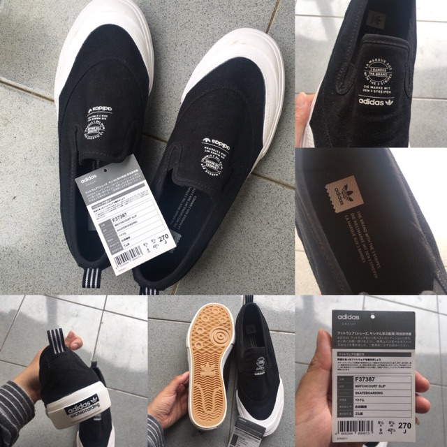 adidas matchcourt slip on
