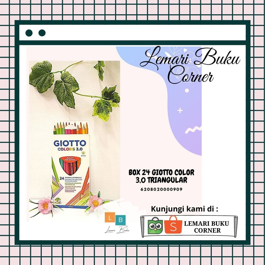

BOX 24 GIOTTO COLOR 3,0 TRIANGULAR