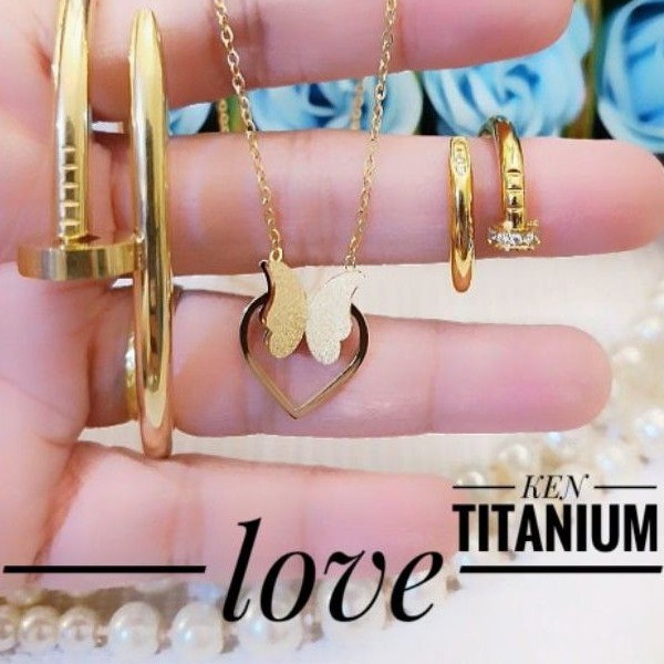 Titanium set perhiasan v4