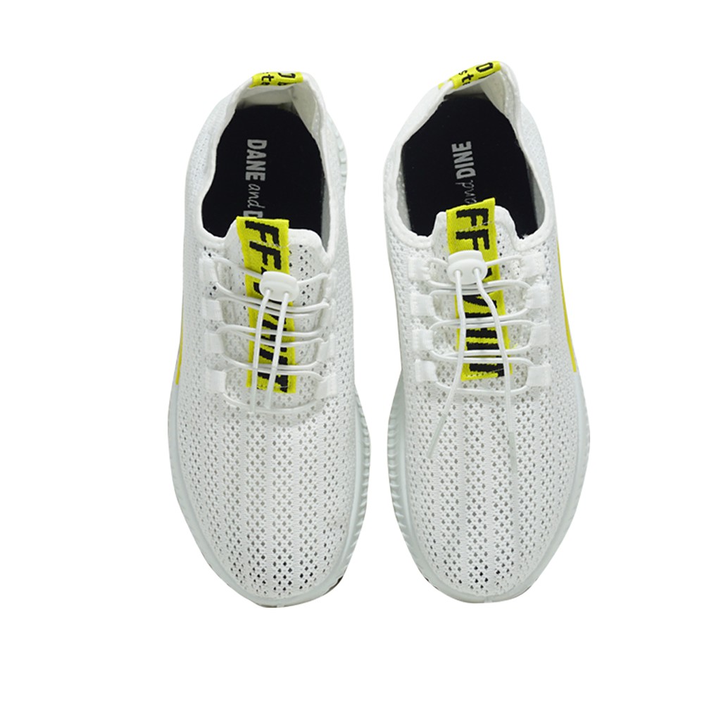 Sepatu Sneakers Pria Dane And Dine -  S0111 Putih Kuning