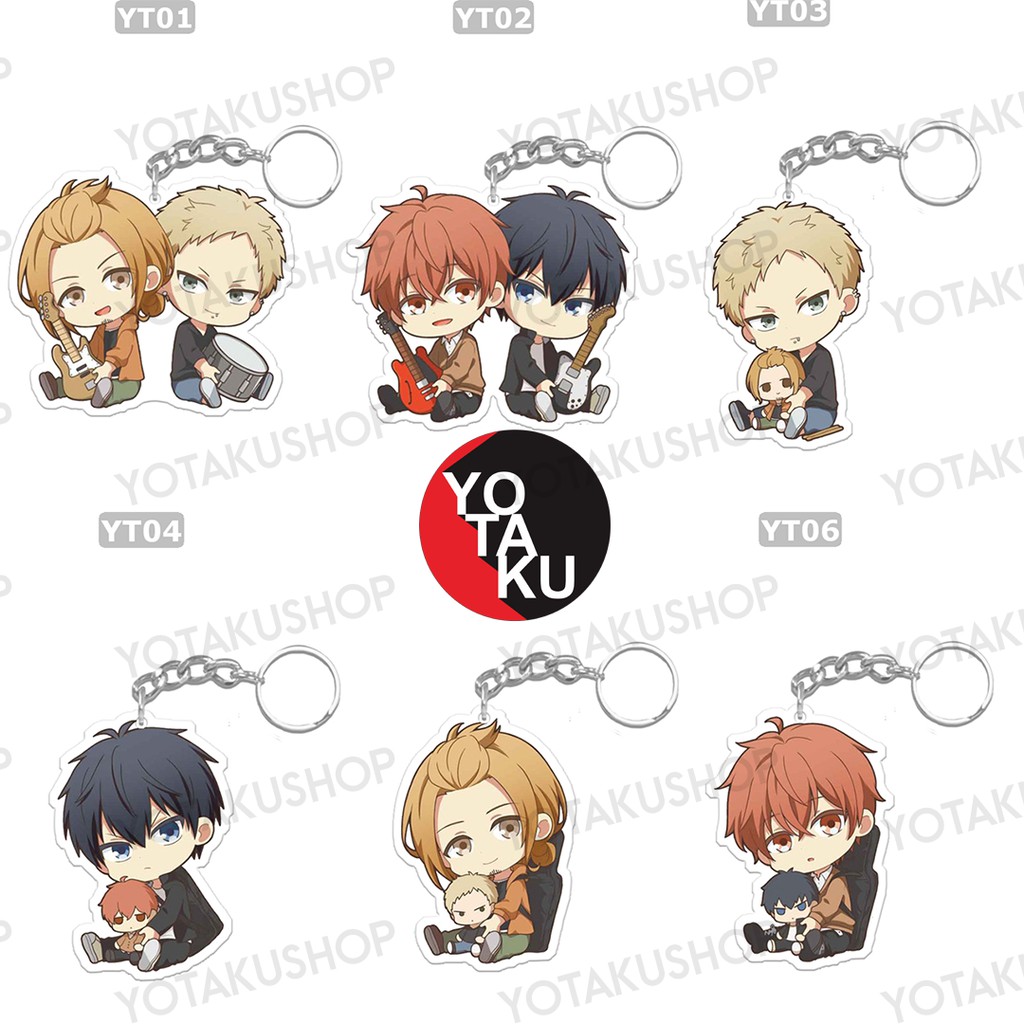 Given Mafuyu Ritsuka Haruki Yuki Uenoyama Akihiko Gantungan Kunci Anime Akrilik Dua Sisi GC53