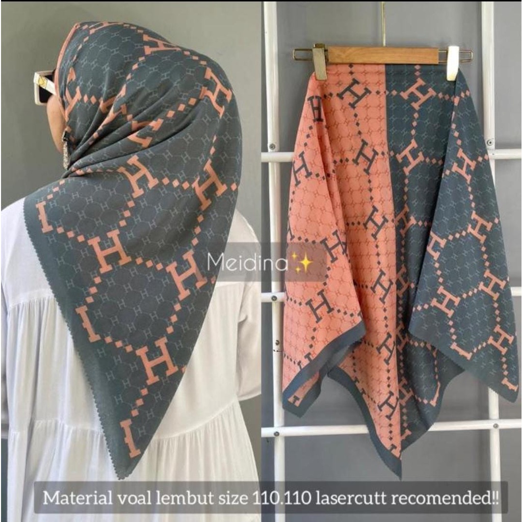 denay kw denay denay motif premium segi empat hijab motif premium terbaru