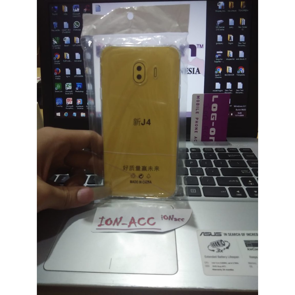 CASE ANTICRACK SAMSUNG J4 2018 SILIKON ANTISHOCK BENING