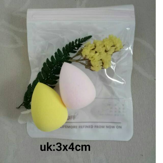 Hrg rp6.075; Dpt 2pcsSponge Blender Drop Sponge Foundation Make Up