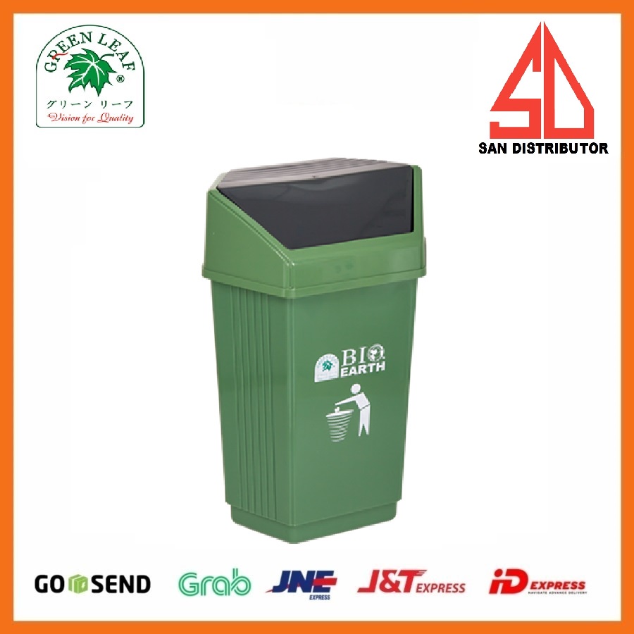 KOTAK SAMPAH 2115 BIO Dustbin 28L Tempat Sampah GREENLEAF