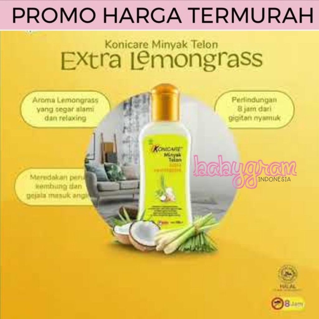 Konicare Minyak Telon 125ml / Telon Plus 125ml / Kayu Putih Plus 125ml / Kayu Putih Plus 125ml