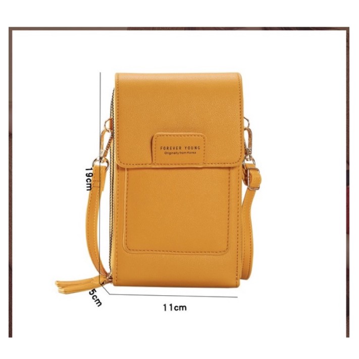 Tas Selempang Wanita Dompet Cewek Bahan Kulit Multifungsi Import FY003