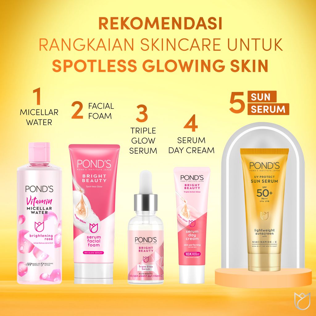 Pond's UV Protect Sun Serum SPF50+ PA++++ UVB UVB Lightweight Sunscreen with Niacinamid-C 30g