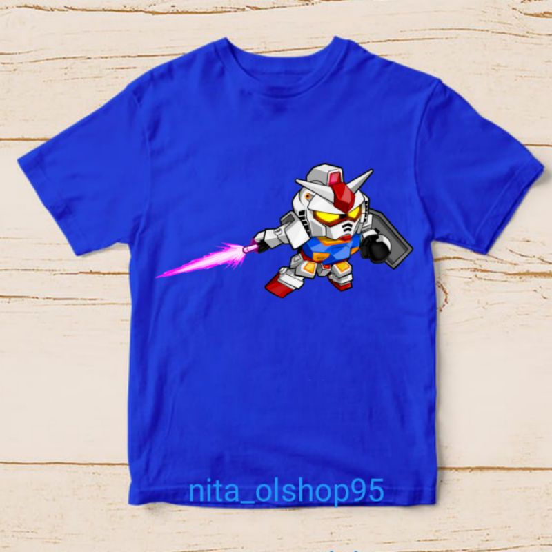 baju anak Gundam robot chibi