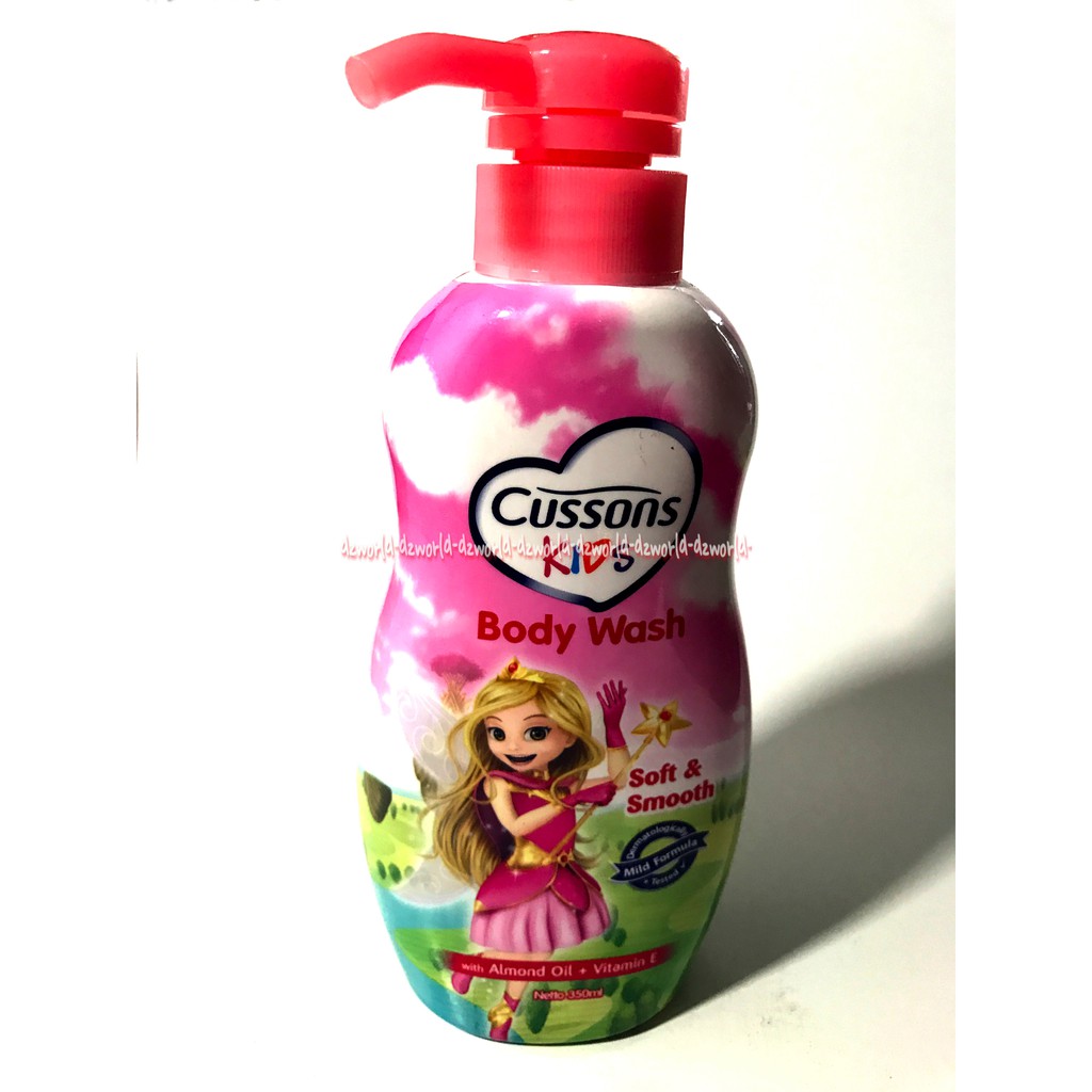 Cussons Kids Body Wash Pink 350 ml sabun cair Anak Cuson dengan almond oil dan vitamin E