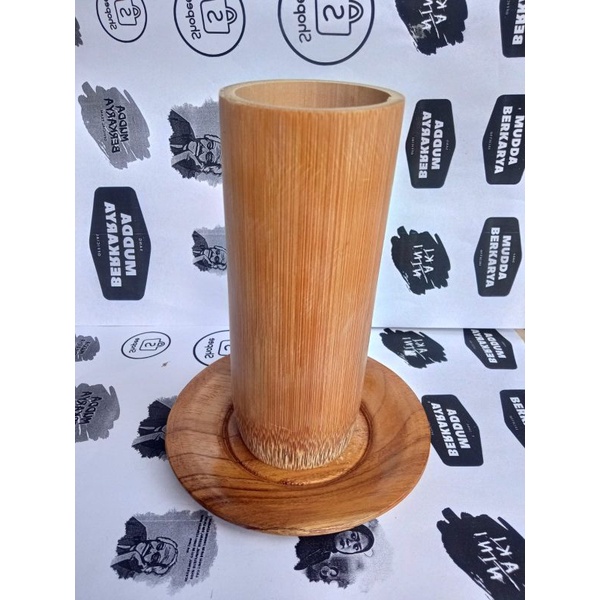 Gelas Bambu Long Kerajinan Tangan