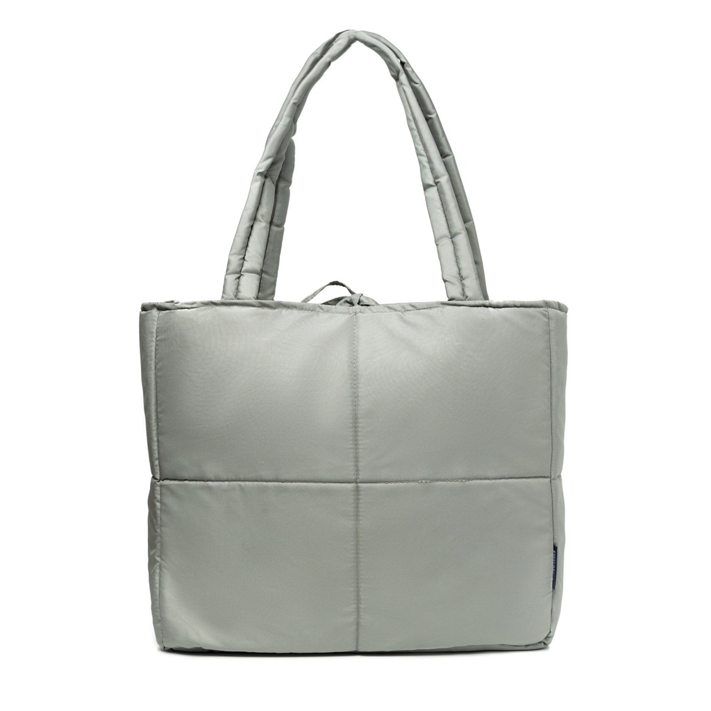 JavaJones Totebag Puff Green With Laptop Sleeve