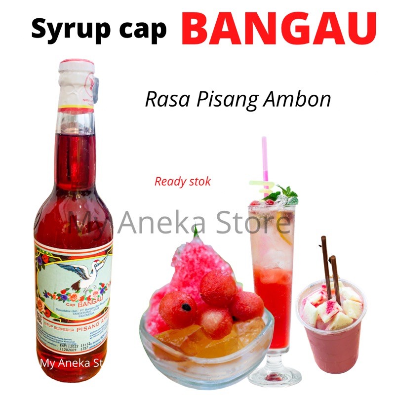 

syrup cap bangau /sirup bangau rasa pisang ambon 1botol 620ml