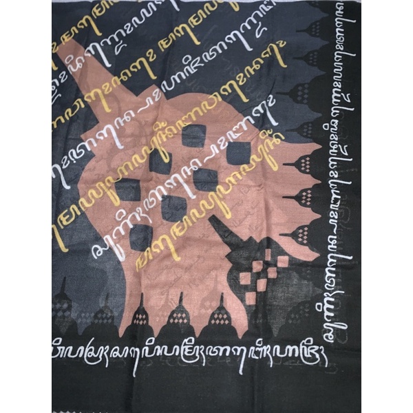 SEGIEMPAT VOALDENAY KW PREMIUM / HIJAB JILBAB SQUARE VOAL MOTIF LASER CUT-Motif 18