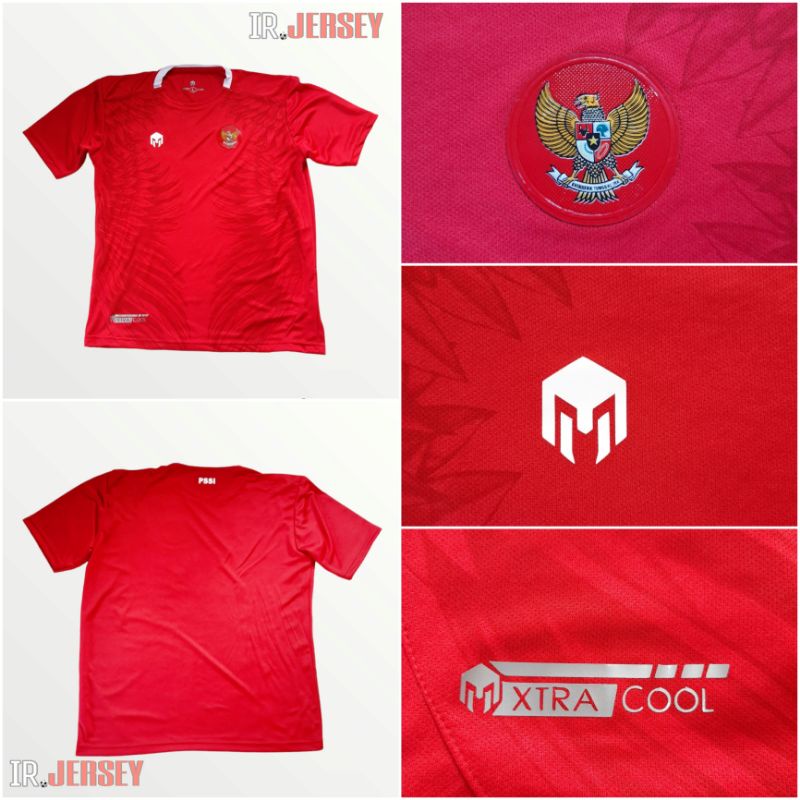 Jersey Timnas Indonesia home 2021 - 2022