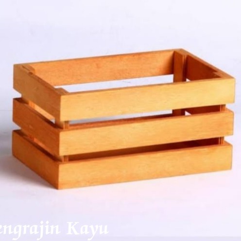 keranjang buah kayu minimalis