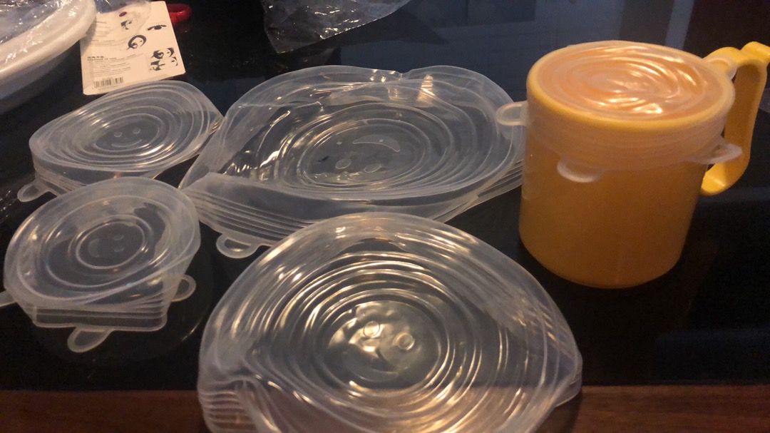 Silicone Food Cover 6 In 1 / Silikon Penutup Makanan 1set Isi 6pcs