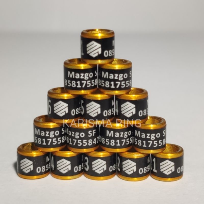 RING BURUNG MK KENARI MURAI PERKUTUT LOVEBIRD TEKUKUR MERPATI