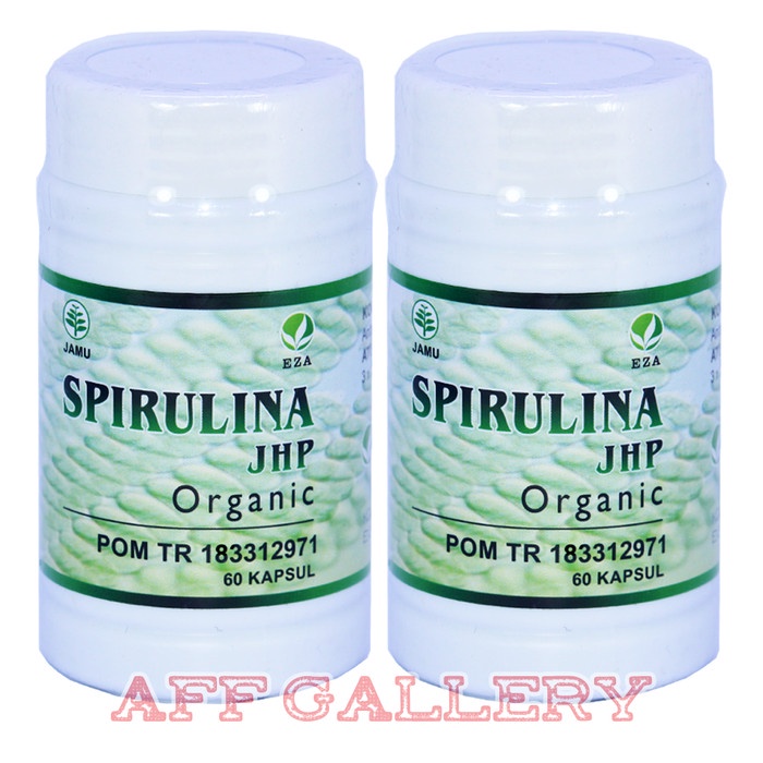KAPSUL JHP ORGANIC SPIRULINA EZA ISI 60 KAPSUL KHASIAT JOSS