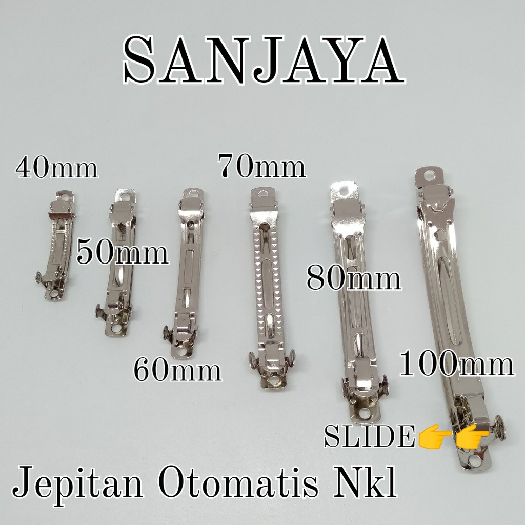 JEPIT RAMBUT / JEPITAN OTOMATIS / JEPITAN RAMBUT SALON / VARIASI JEPITAN RAMBUT OTOMATIS NICKEL