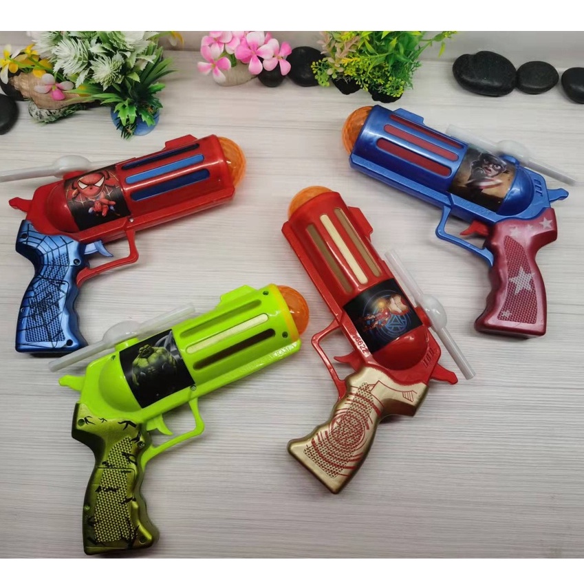 mainan pistol baling-baling kipas ad suara dan lampu