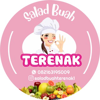 STICKER SALAD  BUAH  STIKER  SALAD  STICKER SALAD  HOMEMADE 