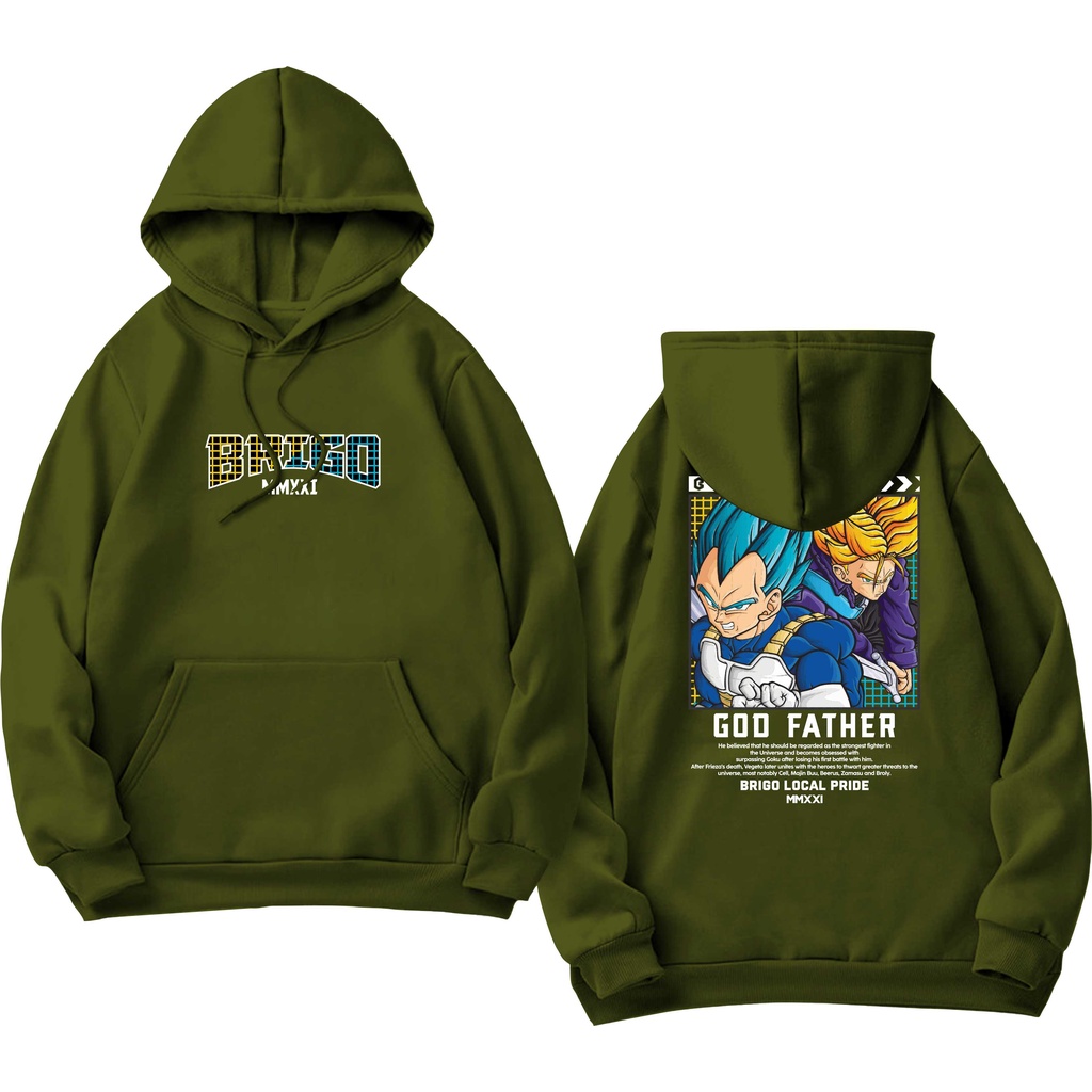 BRIGO Jumper Hoodie Goo Father anime II Sweater Hoodie BRIGO Goo Father anime  Sablon DTF Fleece Cotton II SIZE M-XXL (Pria &amp; Wanita) Free stiker&amp;Gantungan Kunci