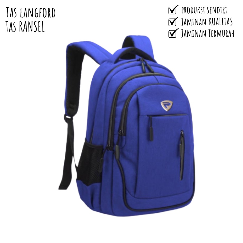 Tas Ransel Pria - Tas Sekolah Remaja Dewasa Kuliah Kerja Model Korea Kekinian Murah Terbaru Import Lokal Original Multifungsi Stylish Backpack Punggung Bahu Simple Elegan Casual Classis Premium Cowok