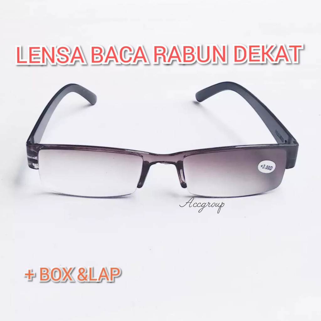 SpringS KACAMATA BACA(+) /KACAMATA PLUS/JARAK DEKAT PRIA DAN WANITA FREE BOX DAN LAP READY STOCK