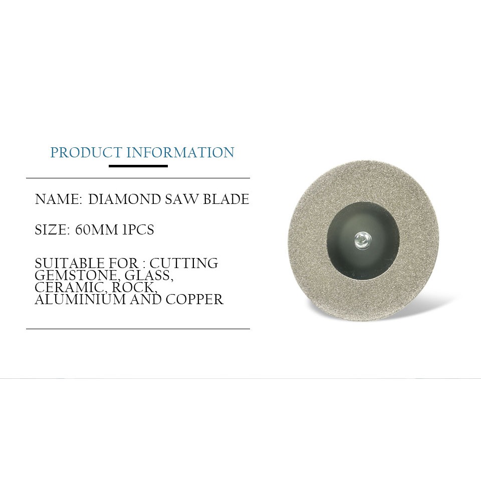 Mata Diamond 60mm Gerinda Potong utk Mini Grinder Wheel Cutting Disc