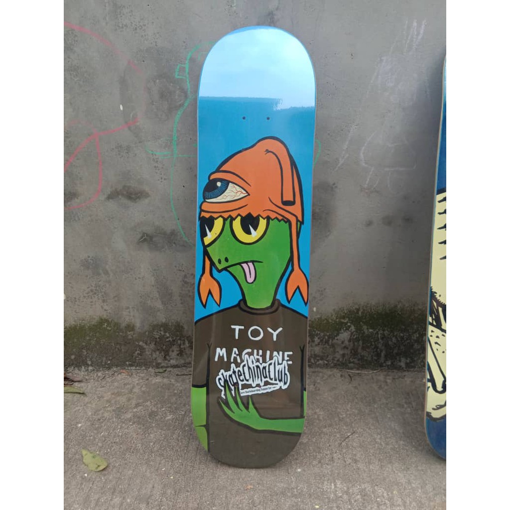 Toymachine Mainan skateboard double tilt 31 / 8 &quot;Bahan Kayu Maple Kanada