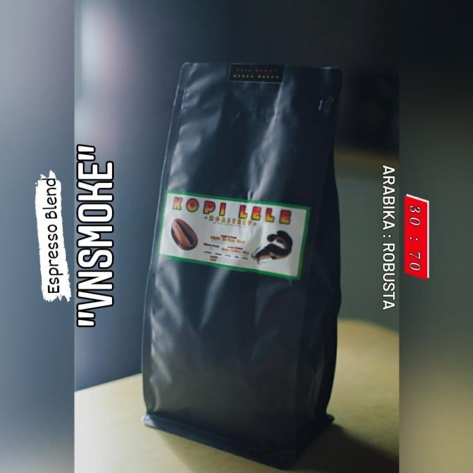 

[COD] Biji / Bubuk Kopi Espresso Blend "VNSMOKE" 30:70 ARABIKA ROBUSTA 1Kg [COD]