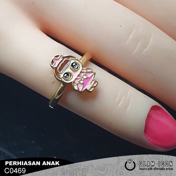 Cincin anak karakter Mini Pink Lool CAG C0469