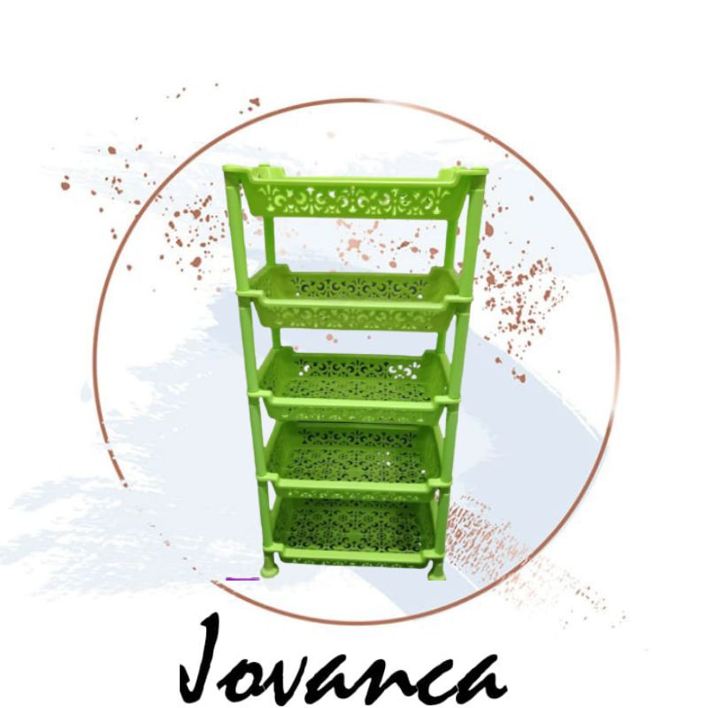 Rak mini plastik serbaguna susun 5 / Rak bumbu dapur susun 4 / Rak dapur serbaguna