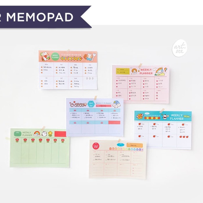 

Promo Bulan Ini Happy Warm Season Weekly Planner Memopad Trendi