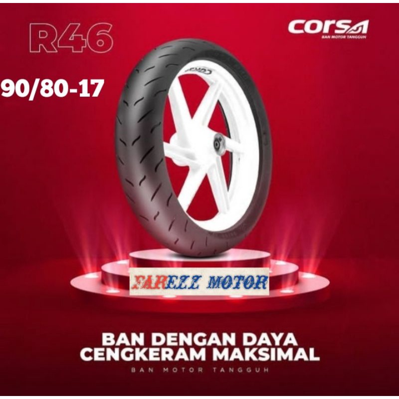 Ban Motor Corsa R46 90/80-17 Tubeless