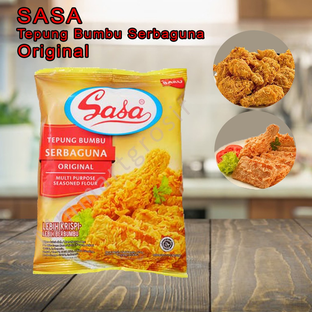 SASA TEPUNG BUMBU SERBAGUNA ORIGINAL LEBIH KRISPI/LEBIH BERBUMBU 210g