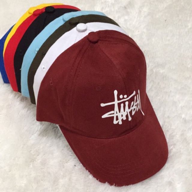 Topi stussy sablon bordir | topi baseball stussy | topi sablon |topi custom