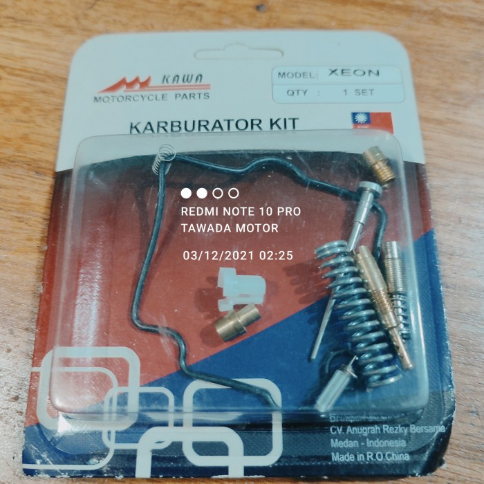 REPAIR KIT ISI DALAMAN KARBURATOR YAMAHA XEON. NOUVO