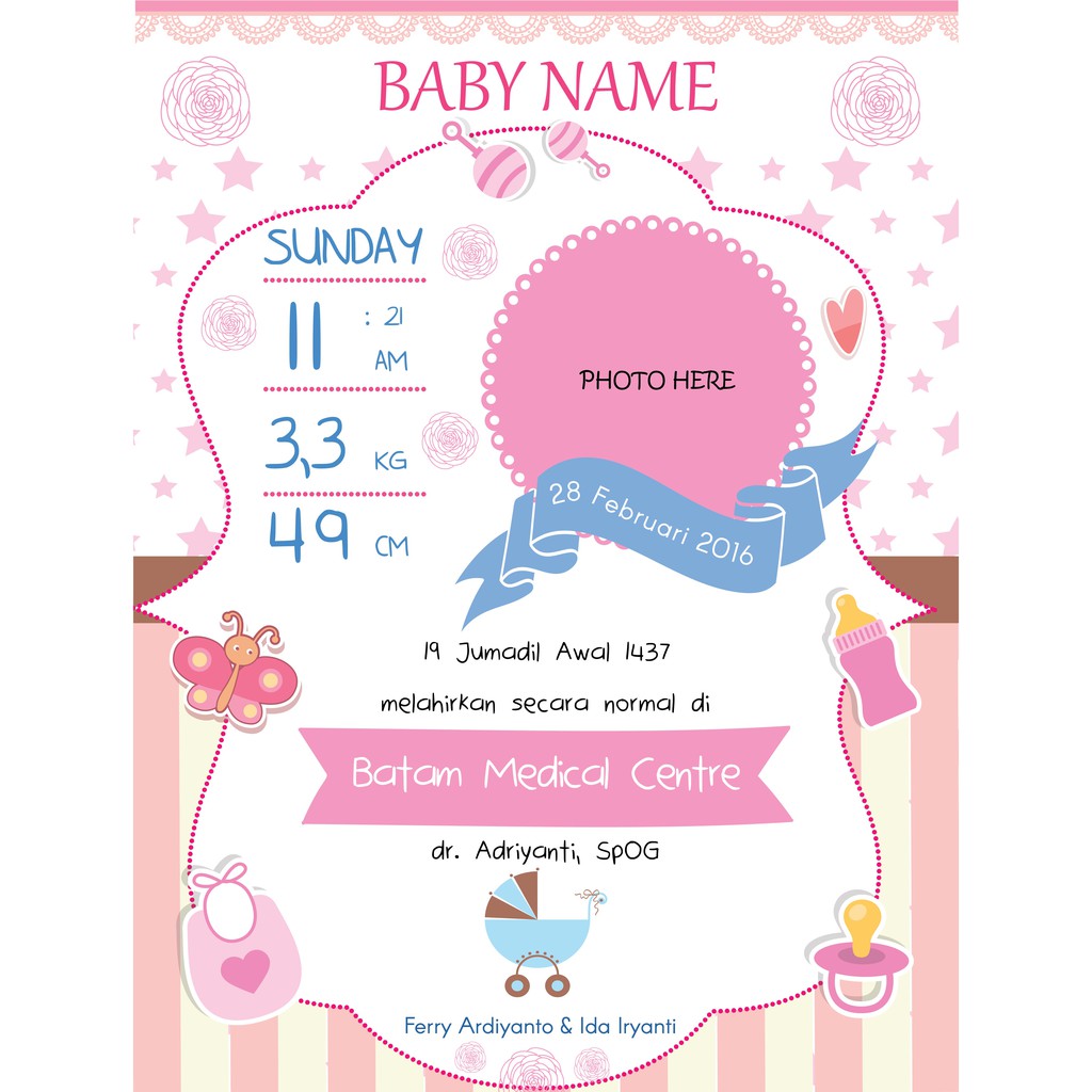 Template Biodata Bayi Psd – retorika